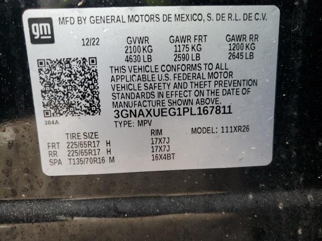 2023 CHEVROLET EQUINOX LT - 3GNAXUEG1PL167811