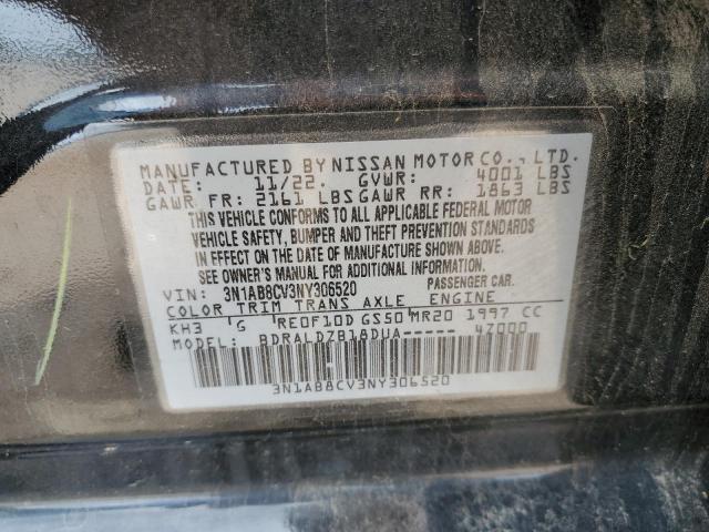 2022 NISSAN SENTRA SV - 3N1AB8CV3NY306520