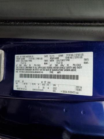 2016 FORD ESCAPE SE - 1FMCU9GX6GUB90510