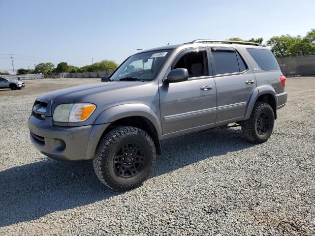 TOYOTA SEQUOIA SR 2006 gray  gas 5TDZT34A16S266345 photo #1