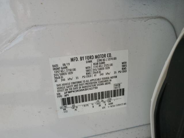 2019 FORD EDGE TITAN - 2FMPK3K99KBC62750