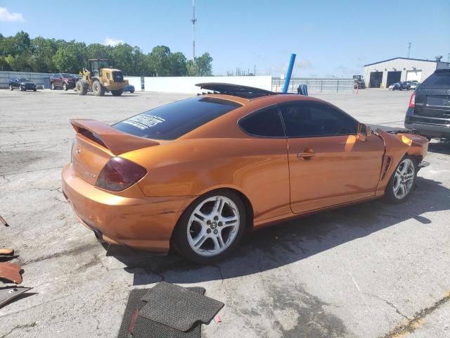 HYUNDAI TIBURON GT 2006 orange  gas KMHHN65F66U191134 photo #4