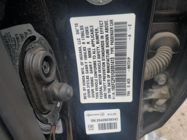 2016 HONDA CIVIC LX - 19XFC2F51GE051413