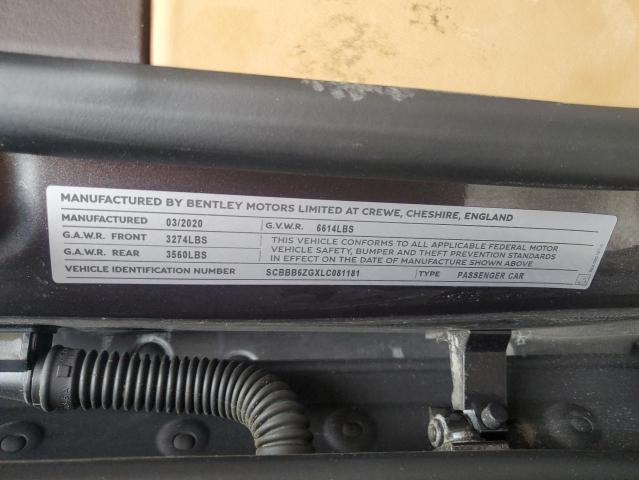 2020 BENTLEY FLYING SPU SCBBB6ZGXLC081181