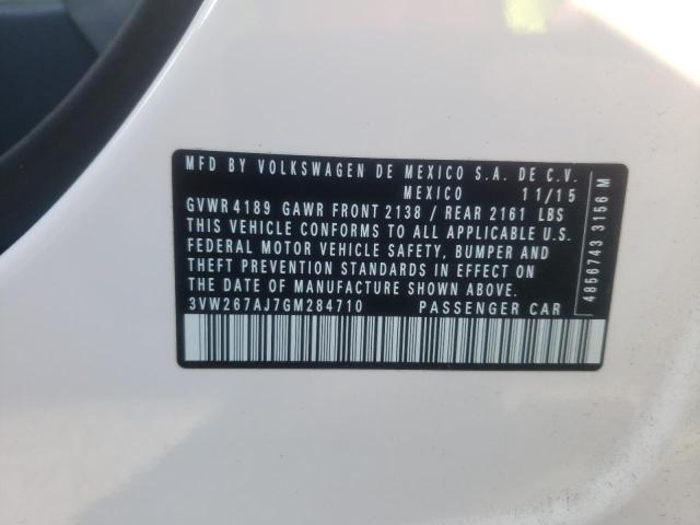 2016 VOLKSWAGEN JETTA S - 3VW267AJ7GM284710