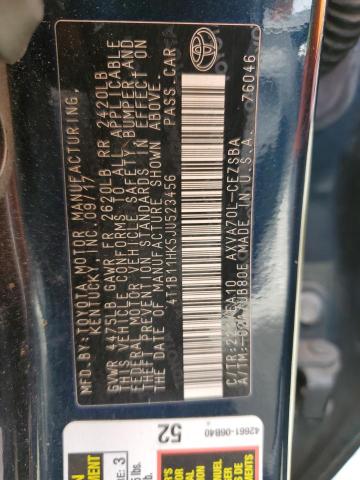 2018 TOYOTA CAMRY L 4T1B11HK5JU523456