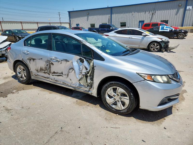 Vin: 2hgfb2f54dh525584, lot: 58266595, honda civic lx 20134