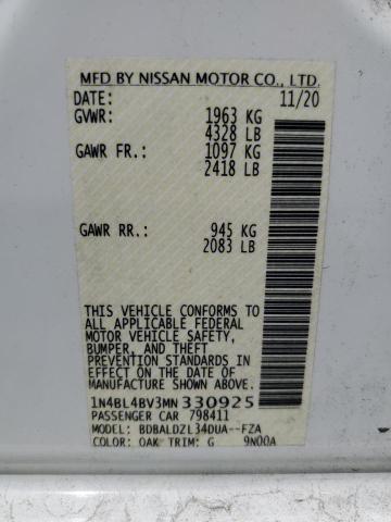 2021 NISSAN ALTIMA S #3305679763