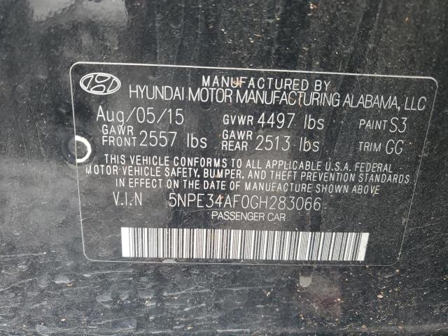 2016 HYUNDAI SONATA SPO - 5NPE34AF0GH283066
