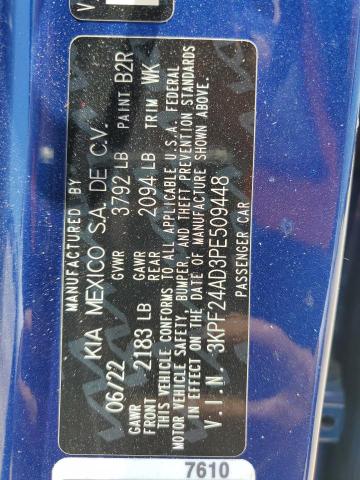 2023 KIA FORTE LX - 3KPF24AD3PE509448