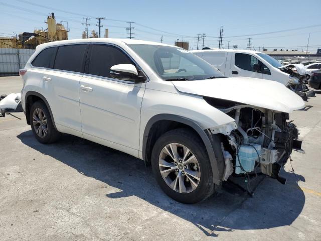 Vin: 5tdzkrfhxgs123556, lot: 57639015, toyota highlander le 20164