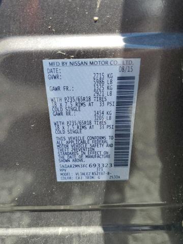 2015 NISSAN PATHFINDER - 5N1AR2MN3FC693323