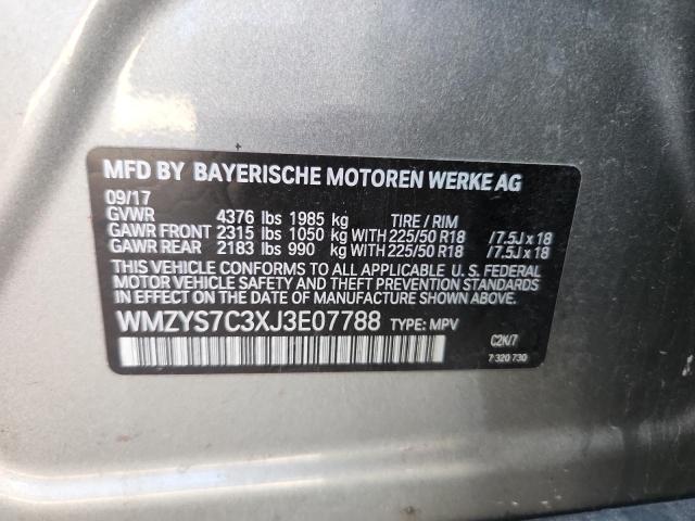 2018 MINI COOPER COU WMZYS7C3XJ3E07788
