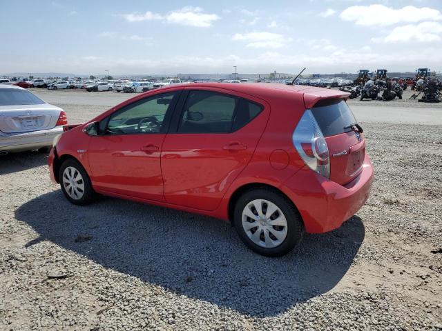 TOYOTA PRIUS C 2012 red  hybrid engine JTDKDTB38C1504543 photo #3