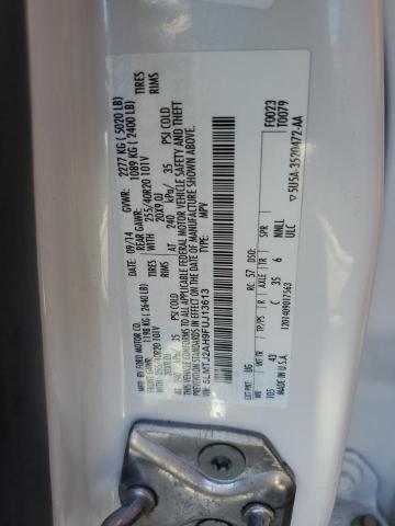 2015 LINCOLN MKC 5LMTJ2AH9FUJ13613
