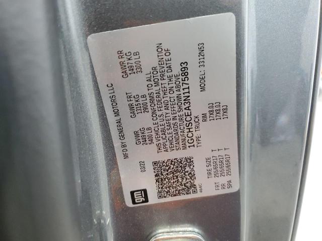 2022 CHEVROLET COLORADO L - 1GCHSCEA3N1175893