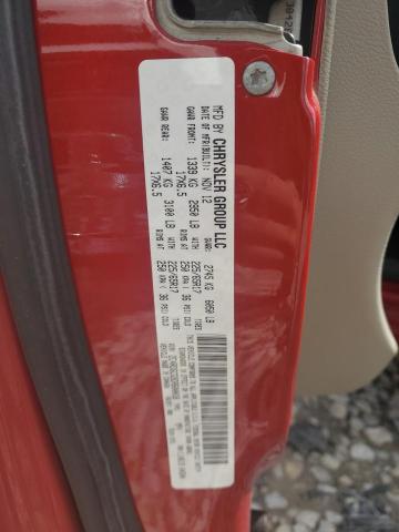 2013 DODGE GRAND CARA - 2C4RDGCG9DR600038