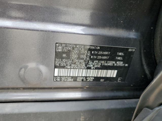 2019 TOYOTA RAV4 XLE - JTMW1RFV5KD019430