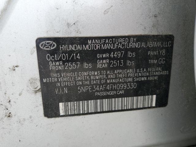 2015 HYUNDAI SONATA SPO 5NPE34AF4FH099330