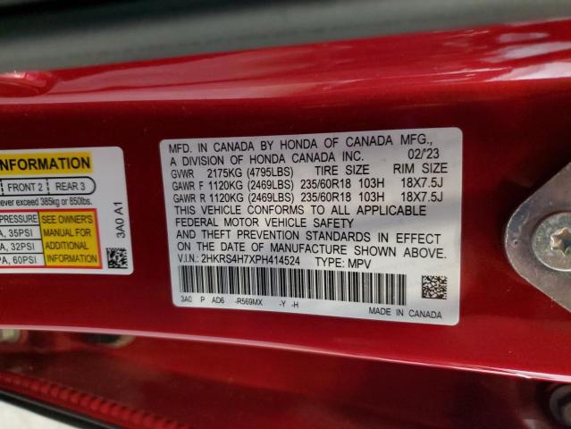 2023 HONDA CR-V EXL - 2HKRS4H7XPH414524