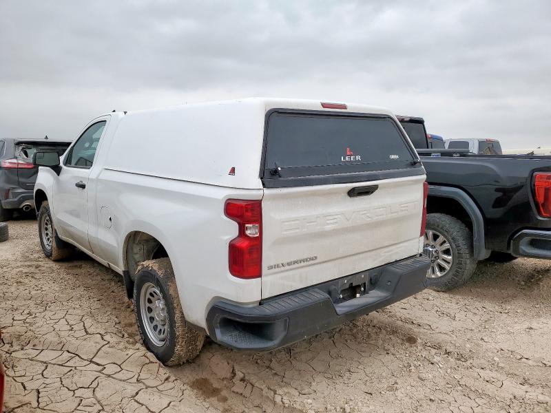 CHEVROLET SILVERADO 2023 white  gas 3GCNAAEK3PG353020 photo #3