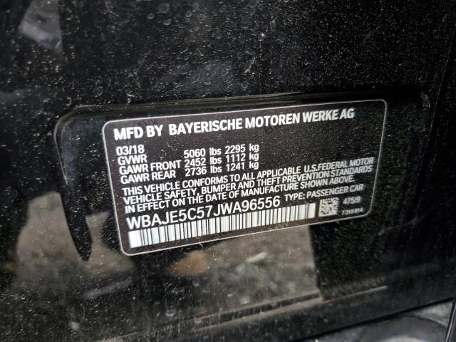 wbaje5c57jwa96556 - 2018 Bmw 5 series i - #58900435