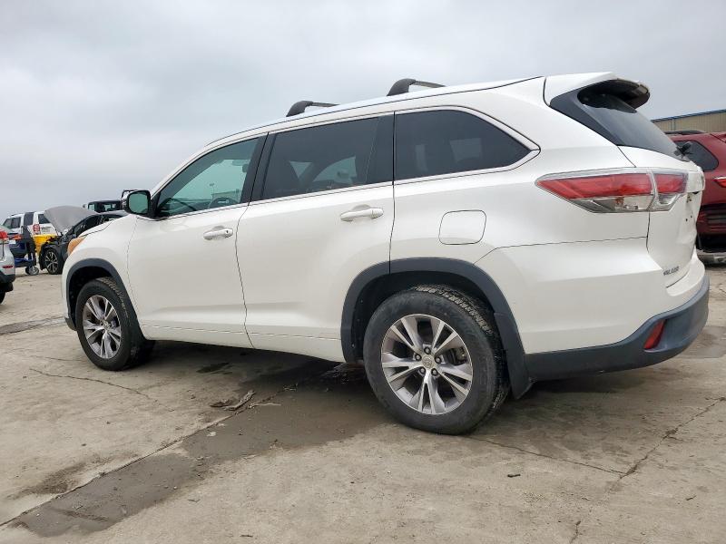 Vin: 5tdjkrfh2es005267, lot: 58561945, toyota highlander xle 20142