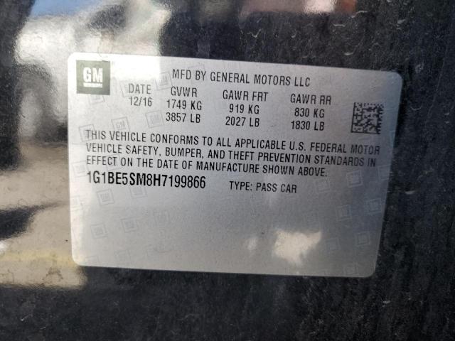2017 CHEVROLET CRUZE LT - 1G1BE5SM8H7199866