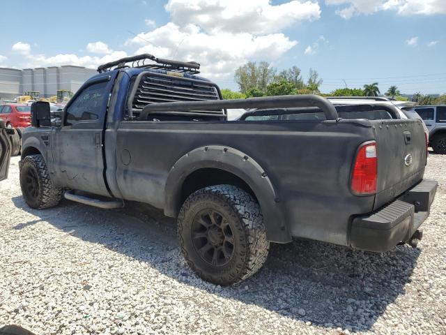 FORD F250 SUPER 2008 blue pickup gas 1FDNF20528EA56592 photo #3