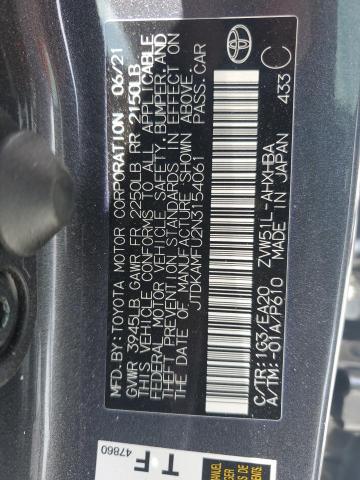 2022 TOYOTA PRIUS NIGH - JTDKAMFU2N3154061