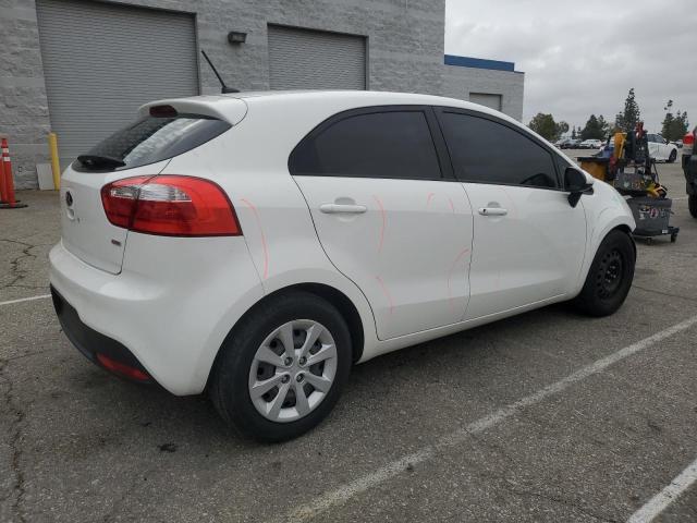 KIA RIO LX 2013 white  gas KNADM5A36D6296654 photo #4