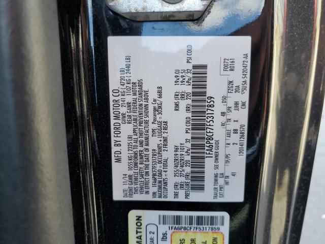 2015 FORD MUSTANG GT - 1FA6P8CF7F5317859