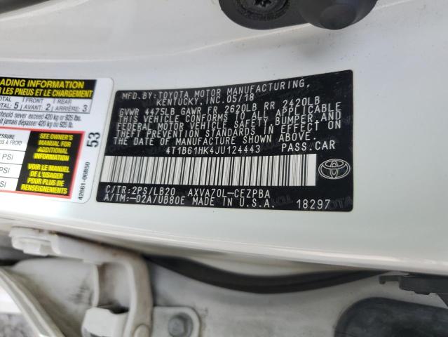 2018 TOYOTA CAMRY XSE - 4T1B61HK4JU124443