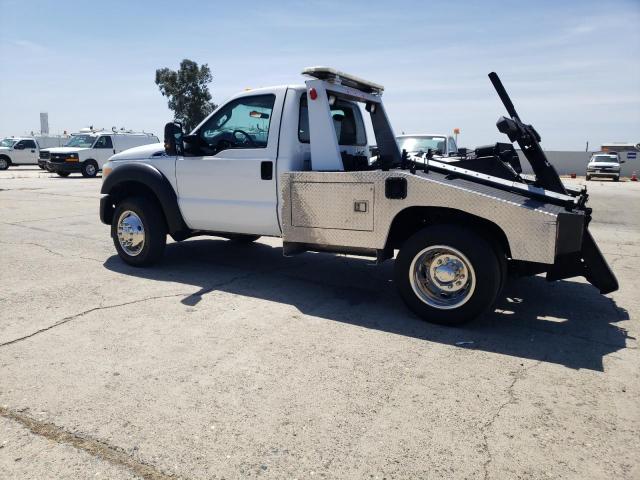 FORD F450 SUPER 2011 white chassis gas 1FDUF4GY5BEA64006 photo #3