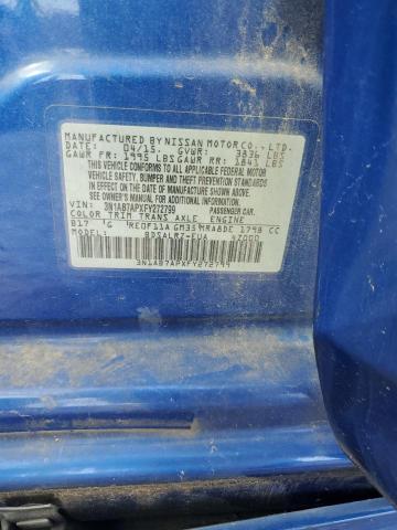 2015 NISSAN SENTRA S - 3N1AB7APXFY272799