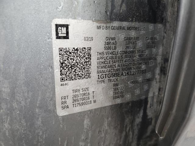 2019 GMC CANYON 1GTG5BEA1K1277783