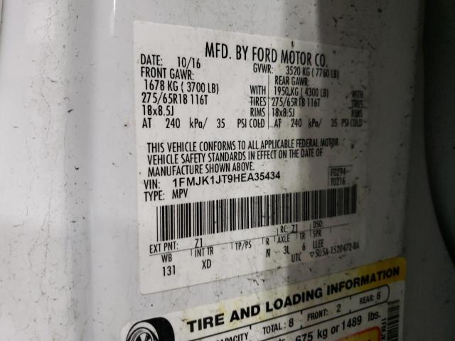 2017 FORD EXPDTION 1FMJK1JT9HEA35434