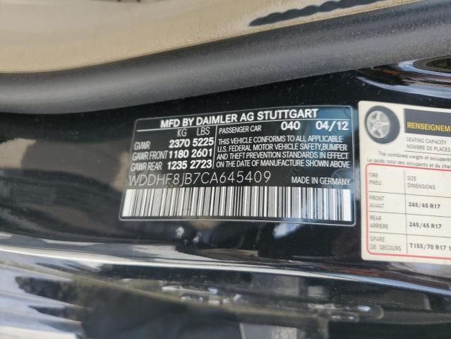 2012 MERCEDES-BENZ E 350 4MAT - WDDHF8JB7CA645409