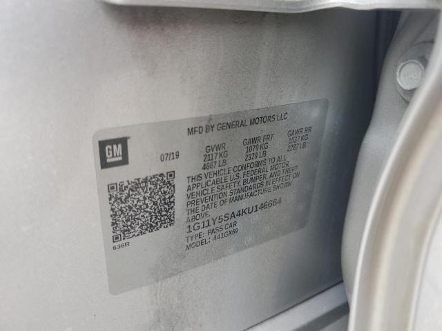 2019 CHEVROLET IMPALA LS 1G11Y5SA4KU146664