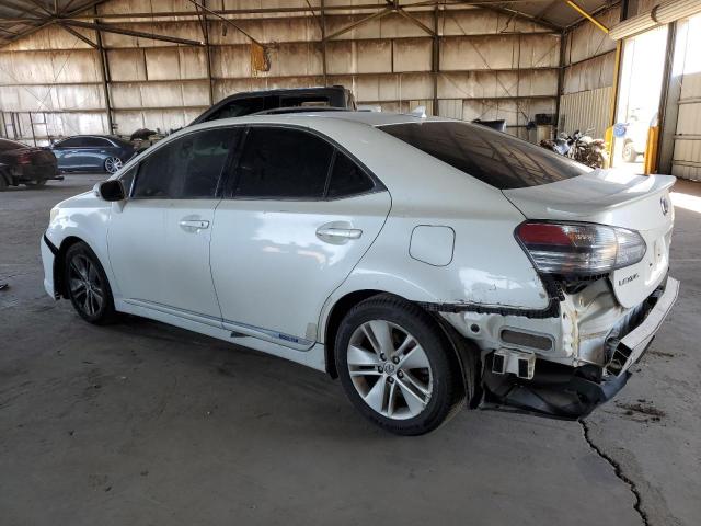 LEXUS HS 250H 2011 white sedan 4d hybrid engine JTHBB1BA2B2046305 photo #3