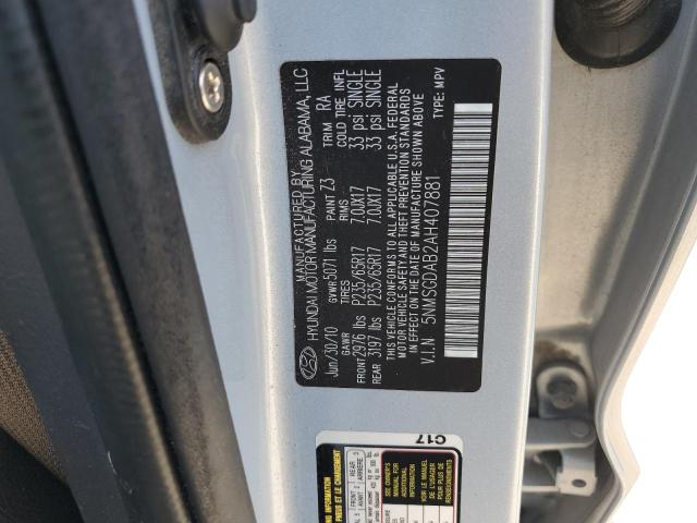 2010 HYUNDAI SANTA FE G - 5NMSGDAB2AH407881