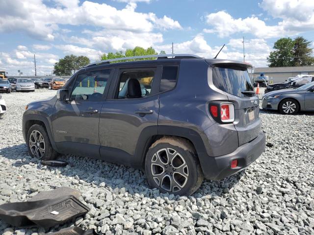 Vin: zaccjadt7gpd33434, lot: 55951275, jeep renegade limited 20162