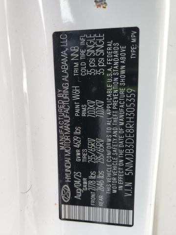 2024 HYUNDAI TUCSON SEL - 5NMJB3DE8RH305359