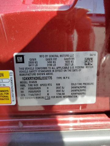 2016 GMC ACADIA DEN 1GKKRTKD8GJ332776
