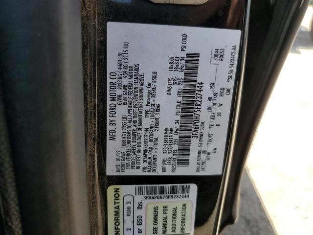 2015 FORD FUSION SE 3FA6P0H75FR237444