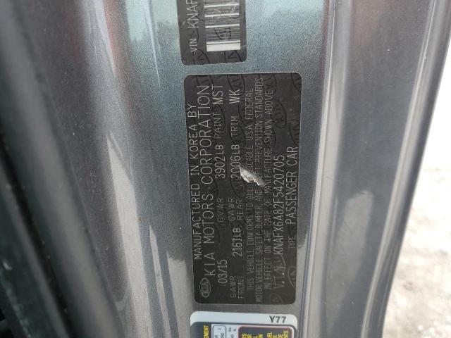 2015 KIA FORTE EX KNAFX6A82F5420705