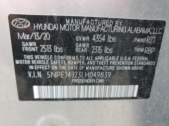 2020 HYUNDAI SONATA SEL - 5NPEJ4J23LH049839