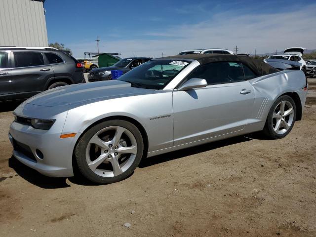 CHEVROLET CAMARO LT 2015 silver  gas 2G1FD3D36F9287453 photo #1