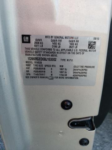 2011 CHEVROLET TRAVERSE L - 1GNKRGED6BJ163002
