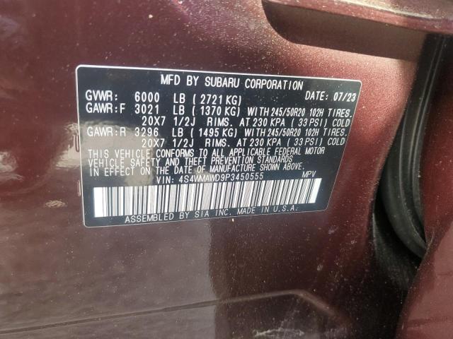 2023 SUBARU ASCENT TOU 4S4WMAWD9P3450555